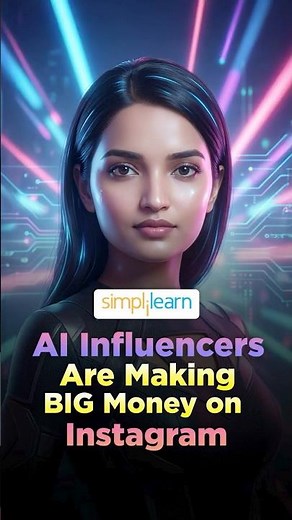 The SHOCKING Truth About AI Influencers on Instagram #shorts #simplilearn