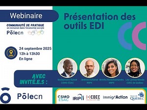 Webinaire - Présentation des outils et formations en EDI