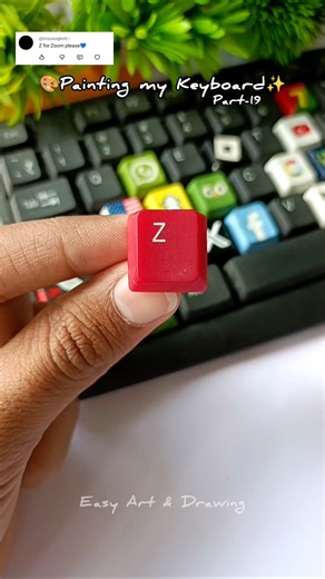 Painting my Keyboard✨ part-19