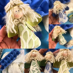 2.5M views · 10K reactions | buongiorno con il tutorial super ricicloso di Maria Veneziano!!! Guardate come ricicla delle vecchie tende e dei cartoni delle uova !! ♻️♻️♻️ Buon divertimento !!! Seguici anche su Instagram e YouTube www.youtube.com/c/creativemamy www.instagram.com/creativemamy | CreativeMamy | Facebook