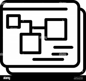 Scheme interface icon. Outline Scheme interface vector icon for web design isolated on white background Stock Vector Image & Art - Alamy