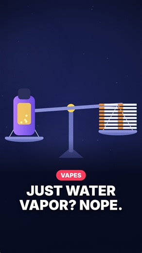 Vapes Are Just Water Vapor? Nope. #shorts #shorts #vaping #smoking #teenhealth
