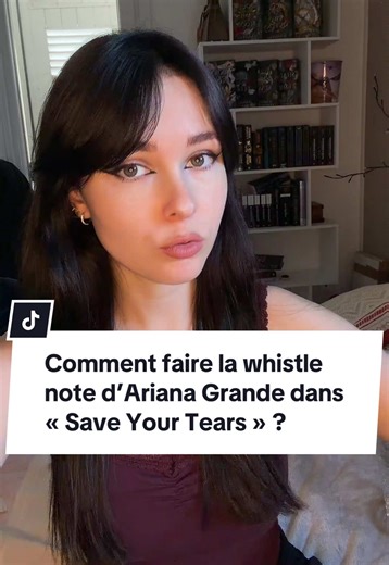 Comment faire les sur-aigus en voix de sifflet sur « Save Your Tears » ? Je te montre ! #arianagrande #saveyourtears #whistlenotes #ariana #arianator
