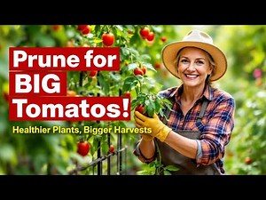Tomato Pruning Secrets for Bigger, Healthier Harvests 🍅
