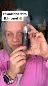 5K views · 34 reactions | A foundation with skincare infused! I’m always looking for a new foundation. I prefer light coverage foundation, that doesn’t stick to my dry spots and this one fits the bill. Plus with skin care in it at this point in my life give me everything that has skin care built in! Say #makeup” for  #over40beauty #over40makeup #skincareover40 #makeupfoundation #silverhairinfluencer | Tousled and Tangled Hair | Facebook