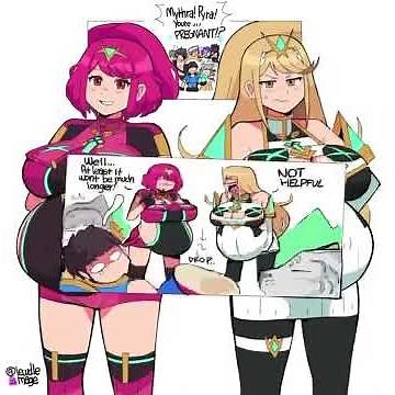 Pregnant Pyra and Mythra