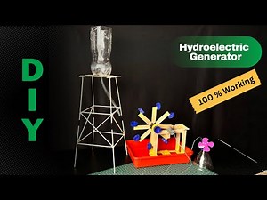 Generate Electricity Using Water | Simple DIY Hydroelectric Setup #diy