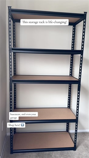 Transform your space with our heavy-duty storage shelf! 🏋️‍♂️ Organize like a pro and maximize your storage potential. #storage #storagehacks #storageunit #storagerack #storagerackorganizer #storageracks #storageideas #tiktokshop #tiktokshopping #tiktokshopfinds