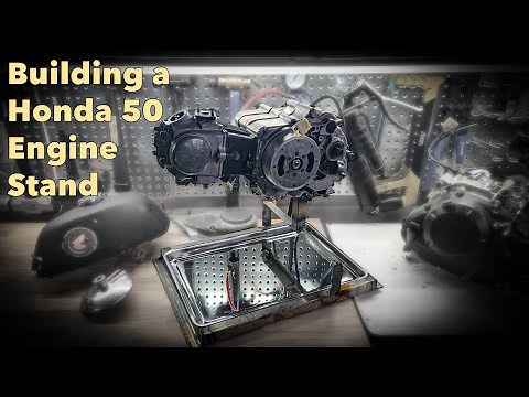 DIY Engine Stand for Honda Z50 | Building a Motor Stand for Honda 50/70/90/110cc