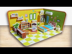 Assembling a Miniature Bedroom With Many Cute Objects | How To Make DIY Miniature House