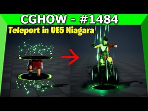 Creating Teleport Effects in UE5 Niagara: A Sneak Peek