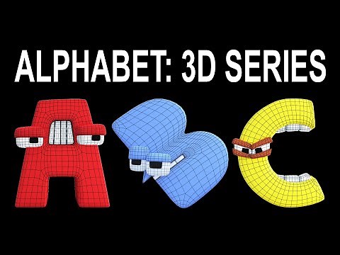 Alphabet Lore 3D (A-Z)