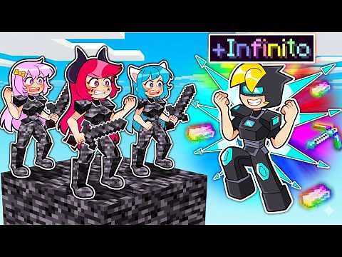 INFINITY ARMOR vs. BEDROCK GIRLS In Minecraft!