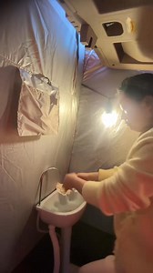 Camping In mini Van #us #usa #camping #campinglife #campingvibes #camping2024 #campingweekend #campingtrip #campinggear #travelblogger #travel #campingvlogs #snow #snowboard #campinginsnow | Camping Video