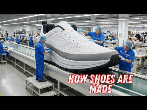 How Shoes Are Made | Inside a Modern Shoe Factory (From Raw Materials to Finished Pair)