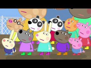 Peppa Pig Playground 🐽 | The Electric Car | Peppa Pig Full Episodes
