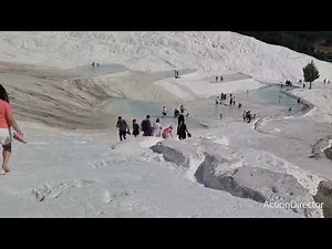 Know Pamukkale, The World Heritage City Of Turkey, Travertine, Calcium Deposits, Caleoptera Pool.