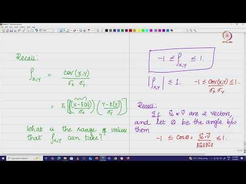 Lec 43 Correlation and Covariance