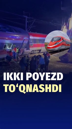 Kun.uz | Ispaniyada ikkita tezyurar poyezd to‘qnashib ketdi. Hodisa oqibatida kamida 21 kishi halok bo‘lgan, 100 ga yaqin yo‘lovchi tan jarohati... | Instagram