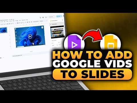 How To Add Google Vids To Google Slides (FAST & EASY) | 100% WORKS | NO Yapping, To The Point!