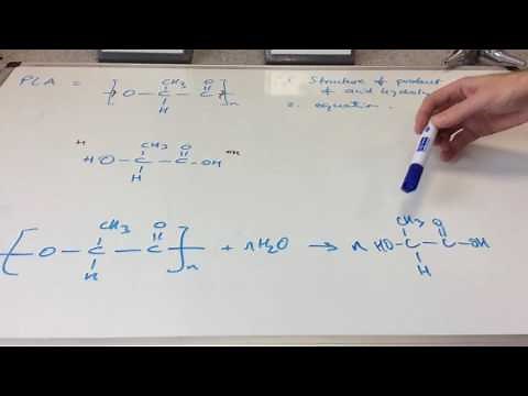 Hydrolysis of Polyesters