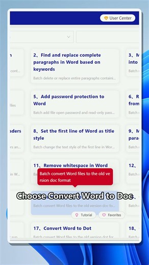Batch convert Word files to DOC format on Windows