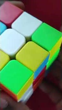 3×3 Rubik's cube solve first layer 😈😈😈😈