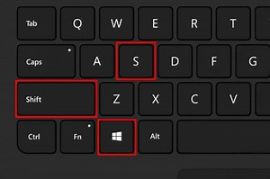 Print Screen Using Keyboard Shortcuts