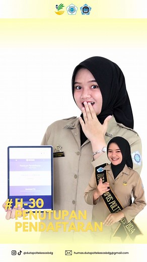 H-30 Penutupan Pendaftaran PMB Poltekesos Bandung 2025