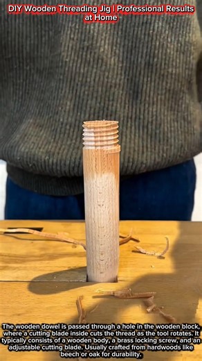 DIY Wooden Threading Jig | Professional Results at Home