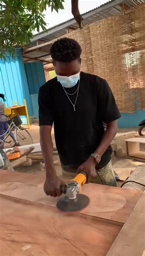 Smooth Sanding with an Angle Grinder for Wood Art