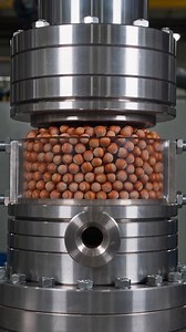 Hazelnut Oil Extraction with Hydraulic Press | ASMR Hazelnut Press