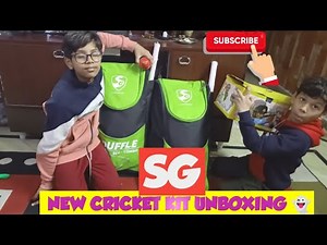 SG Cricket kit Unboxing | cricket kit review SG | Daivish vlog | Unboxing | cricket