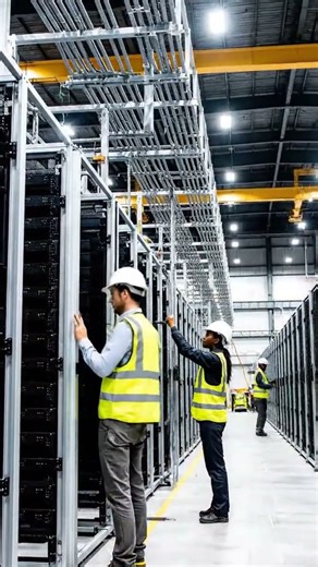 ASMR Data Core — Building the Heart of the Digital World 💡⚙️ #architecture #buildingdesign