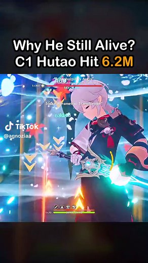 Hu Tao Genshin Impact 6M Nuke Showcase Setup