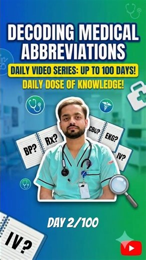 Doctor's Prescription EXPLAINED! 💊 BD, TDS, SOS Meaning | Day (2/100)decoding medical abbreviation