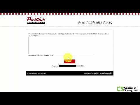 Portillos.com/survey - Portillo's Guest Satisfaction Survey | 2024
