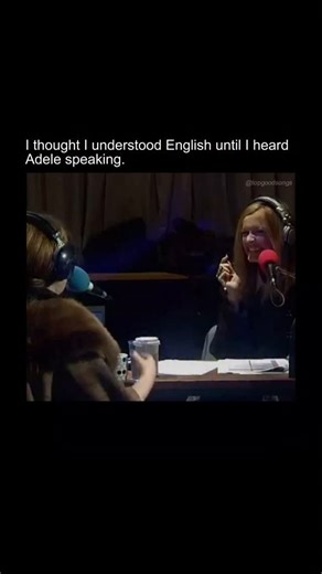 top good songs on Instagram: "This joke plays on the idea that many people feel confident in their English skills until they hear Adele speaking naturally. Her strong British accent, fast pace, and slang turn a familiar language into something unexpectedly hard to follow, making listeners feel like they suddenly need subtitles. #adele"