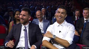 12M views · 940K reactions | Cristiano Ronaldo has dinner with Messi 殺 | Famous InStyle Show | Facebook