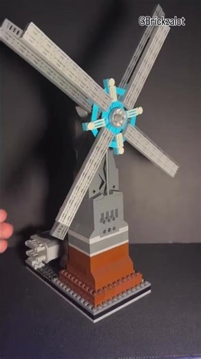 Lego Motorized windmill (work in progress) Created by @Brickzalot
