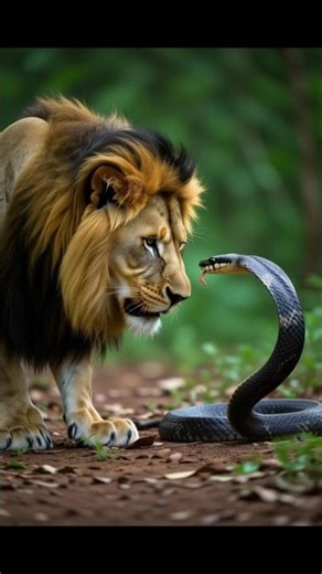 Majestic Encounters: Lion Family & Serpent Saga