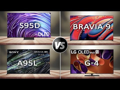 Samsung S95D vs Sony Bravia 9 vs A95L vs LG G4 🔥 4K OLED TV | Specs Reviews & Comparison
