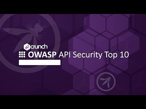 OWASP API Security Top 10 Webinar