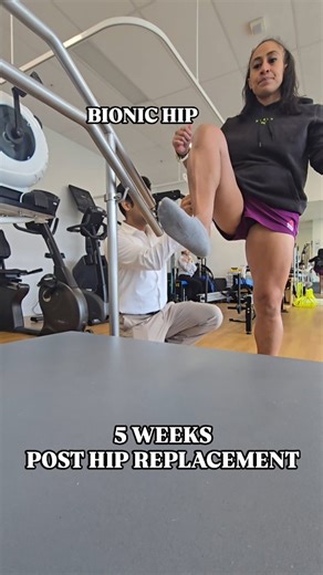 🚨⚠️UPDATE || 5 weeks post hip replacement and today’s range test blew my mind: Non-op Hip: 120° Bionic Hip: 121° 🤯😂 No, I’m not “recovered.” Not even close. Everyday movements still take more effort than most people ever see. And yes — I cry after almost every rehab, strength, or bike session… not from pain, but because I pour every ounce of focus and effort into showing up for this body, every single day. Recovery sure isn’t linear. It’s gritty, humbling, and full of tiny wins that no one cl