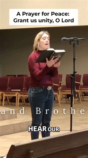 Prayer for Peace | Grant us Unity O Lord | Humbly We Adore Thee Hymn