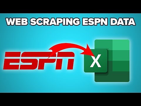 How to Scrape Sports data from ESPN without any Coding skills