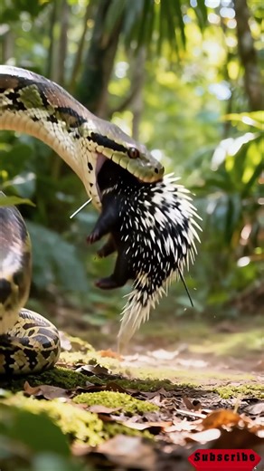 Can a Snake Eat a Porcupine? Watch This!