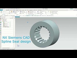 How to create Spline Seal | NX Siemens CAD