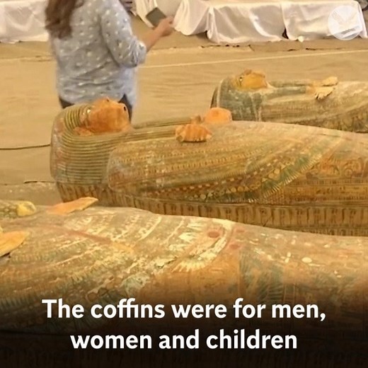 Archaeologists unveil perfectly preserved mummies in 3,000 year old colourful coffins | The Independent