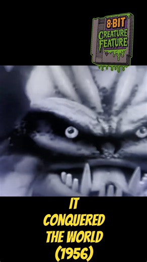 The Most Iconic Low‑Budget Alien - It Conquered the World (1956) #creaturefeature #retroscifi